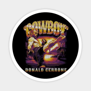 Donald Cerrone Retro Bitmap Magnet